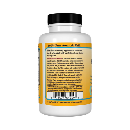 Healthy Origins, Krill Oil, K-Real, 500 Mg, 120 Softgels