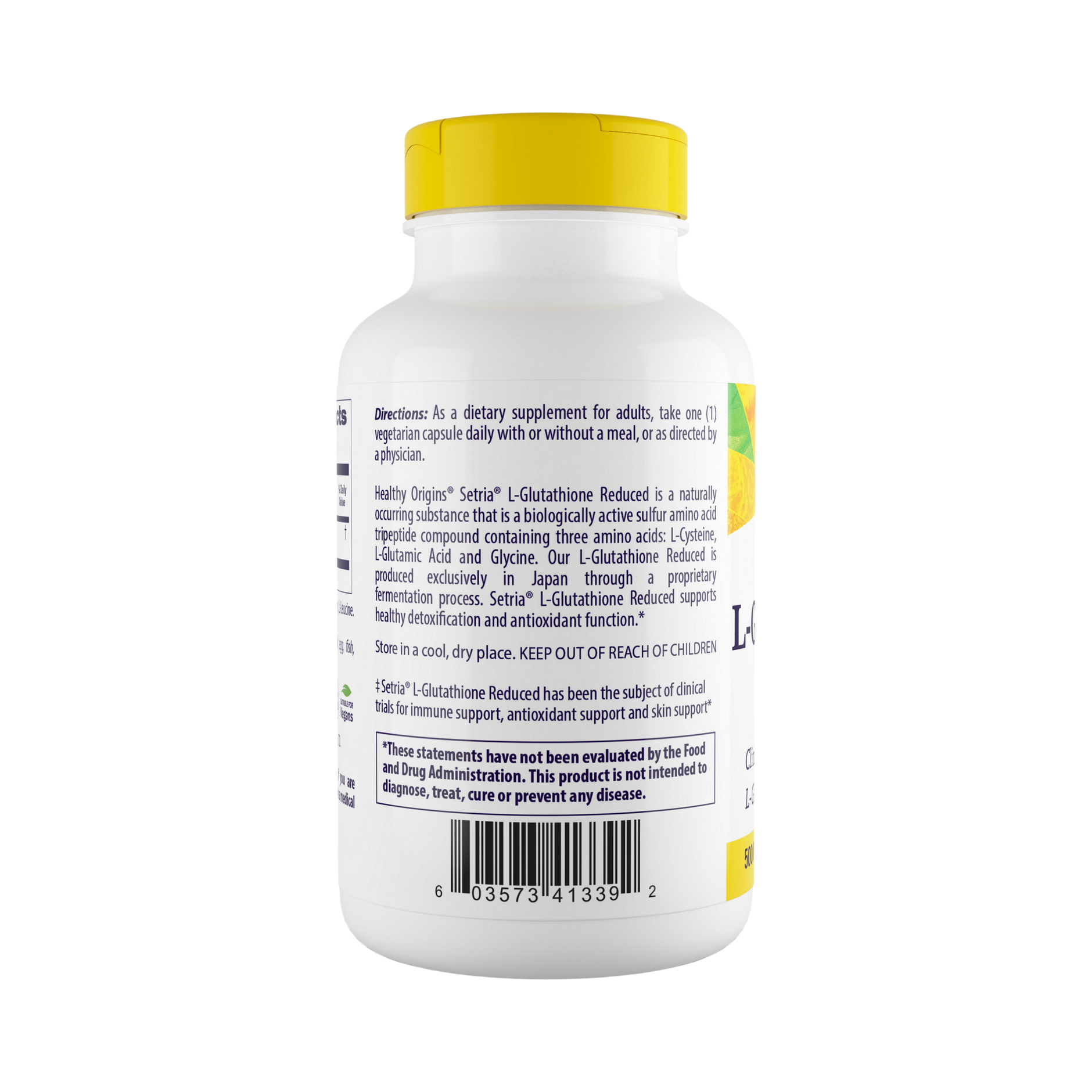 healthy origins setria l-glutathione reduced 150 mg 100 vcaps by Klaire Labs/SFI Health Reduced L-Glutathione 150mg (Klaire Labs)