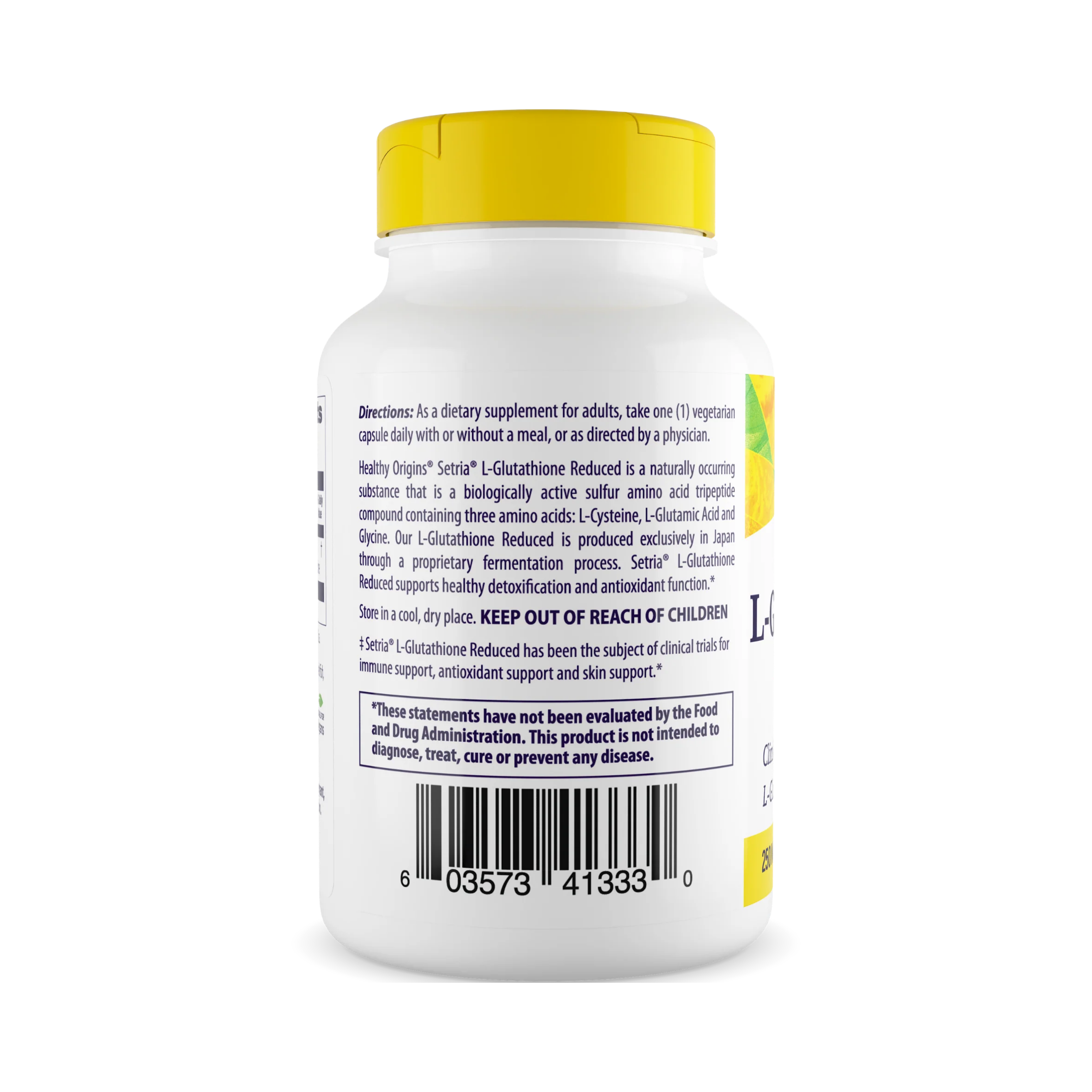 Healthy Origins, L-GLUTATHIONE (SETRIA), 250MG "REDUCED" CAPS Maple Herbs Healthy Origins, L-GLUTATHIONE (SETRIA), 250MG "REDUCED" CAPS Maple Herbs