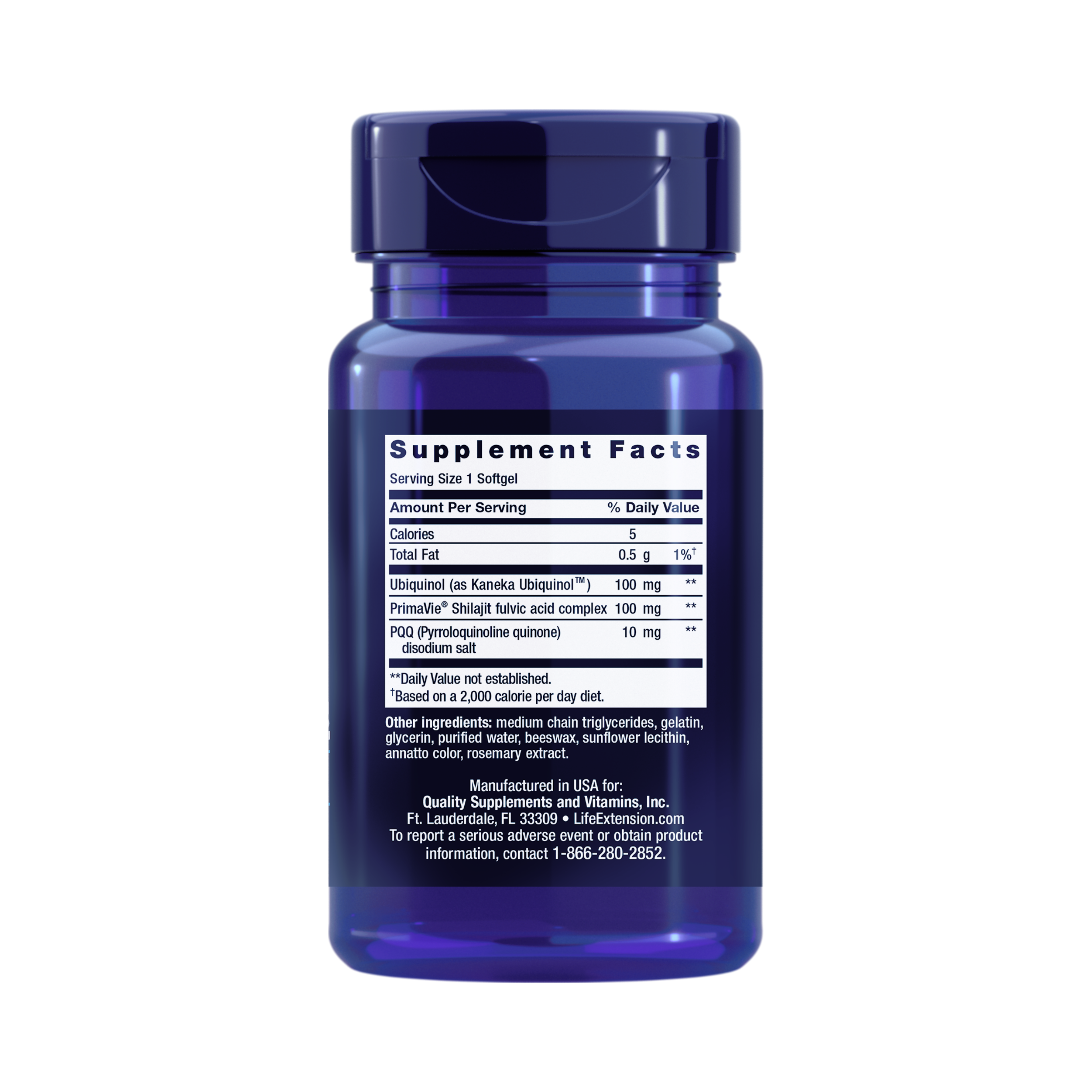 Life Extension, Super Ubiquinol CoQ10 with PQQ
