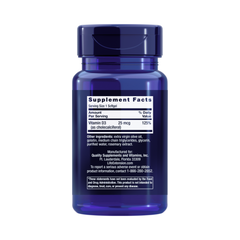 Life Extension, Vitamin D3 25 mcg (1000 IU) 90 Softgels