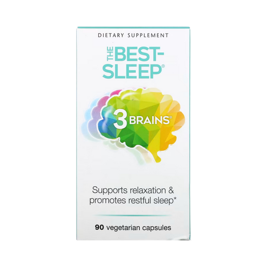 Natural Factors, 3 Brains, The Best-Sleep, 90 Vegetarian Capsules