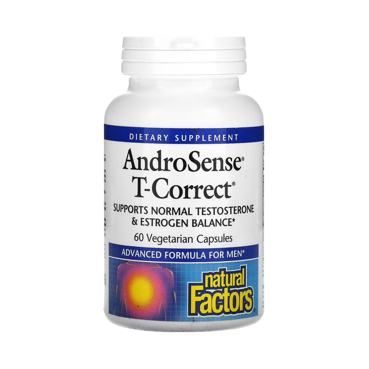 Natural Factors, AndroSense T-Correct, 60 Vegetarian Capsules
