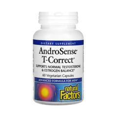 Natural Factors, AndroSense T-Correct, 60 Vegetarian Capsules