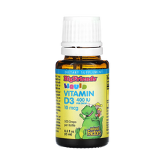 Natural Factors, Big Friends, Liquid Vitamin D3, 10 Mcg, 0.5 Fl Oz
