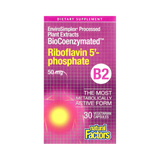 Natural Factors, BioCoenzymated, B2, Riboflavin 5', Phosphate, 50 Mg, 30 Vegetarian Capsules