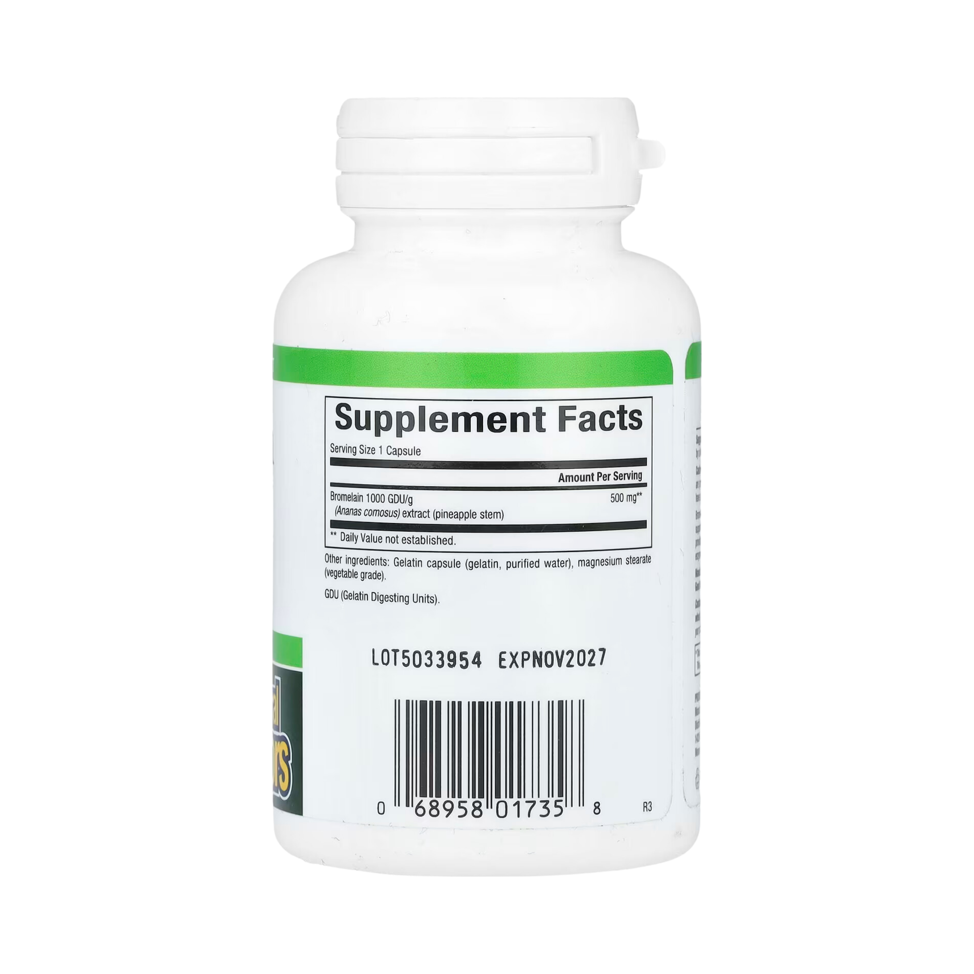 Natural Factors, Bromelain, 500 Mg, 90 Capsules
