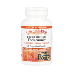 Natural Factors, CurcuminRich, Double Strength Theracurmin, 60 Vegetarian Capsules