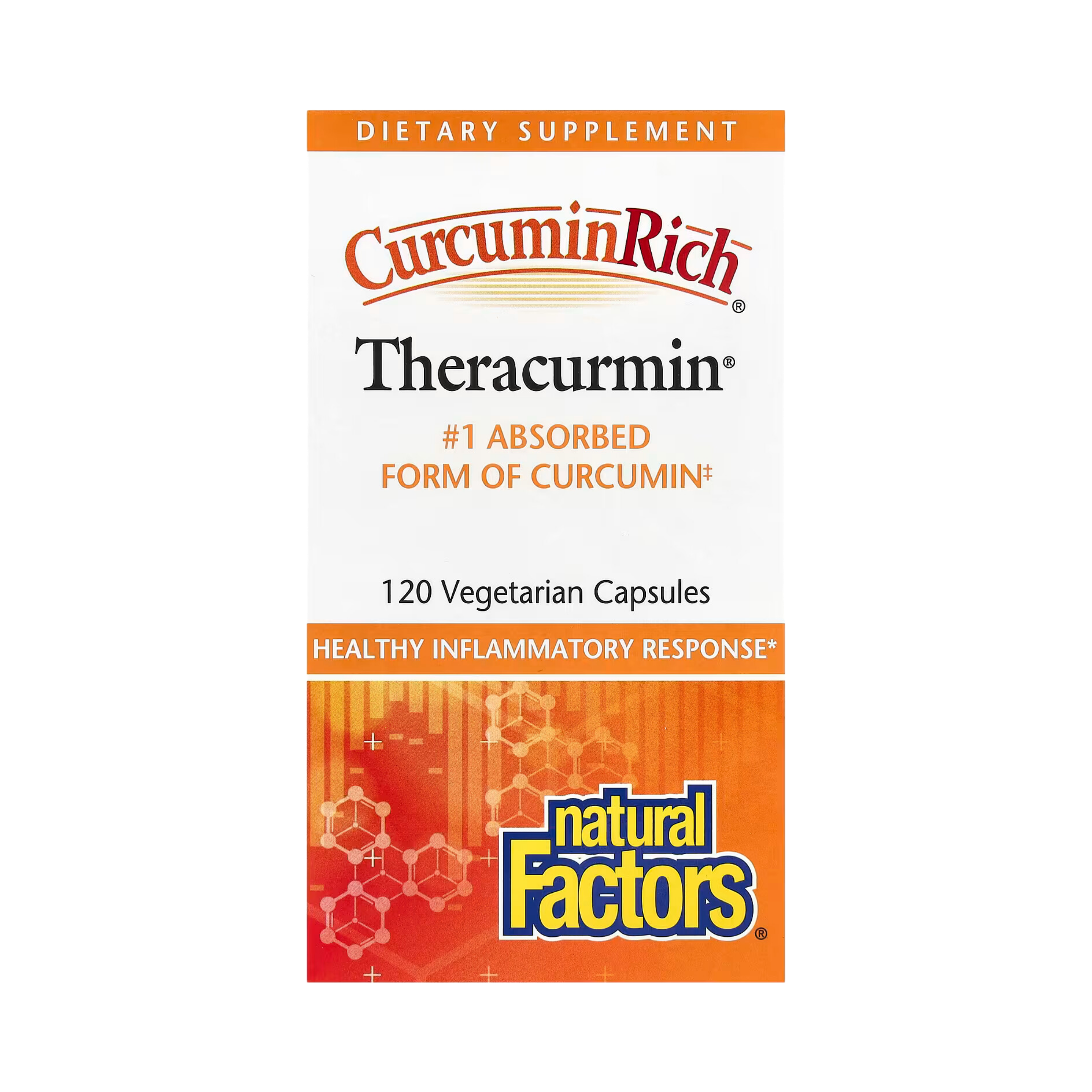 Natural Factors, CurcuminRich, Theracurmin, 120 Vegetarian Capsules