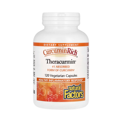 Natural Factors, CurcuminRich, Theracurmin, 120 Vegetarian Capsules