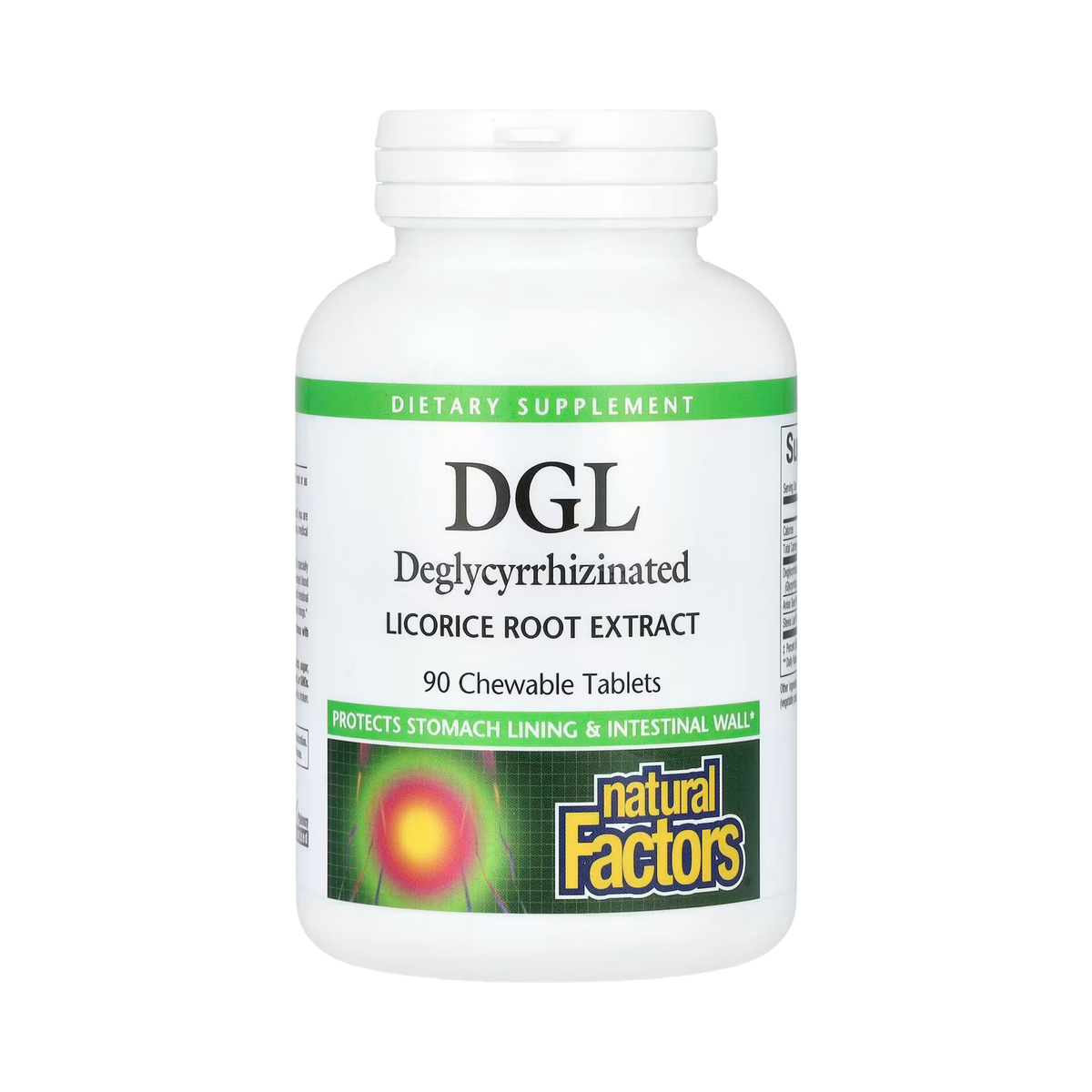 Natural Factors, DGL, Deglycyrrhizinated Licorice Root Extract, 90 Chewable Tablets