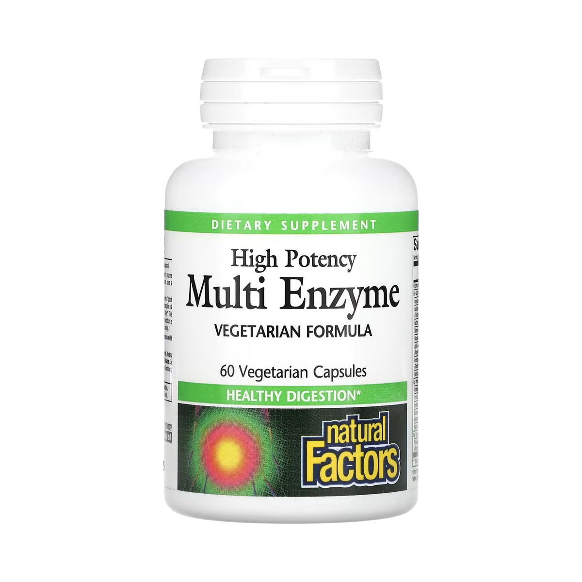 Natural Factors, High Potency Multi Enzyme, 60 Vegetarian Capsules