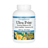 Natural Factors, OmegaFactors, Ultra Prim, Evening Primrose Oil, 1,000 Mg, 240 Softgels
