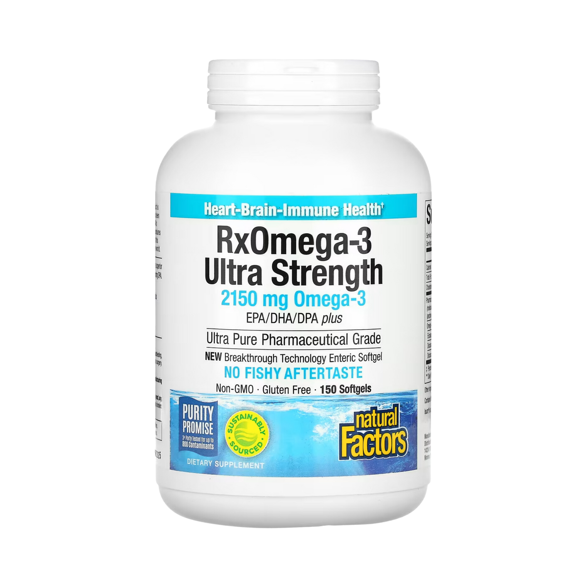 Natural Factors, RxOmega-3 Ultra Strength, 2,150 Mg, 150 Softgels