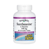 Natural Factors, Stress-Relax, Suntheanine, L-Theanine, 200 Mg, 60 Chewable Tablets