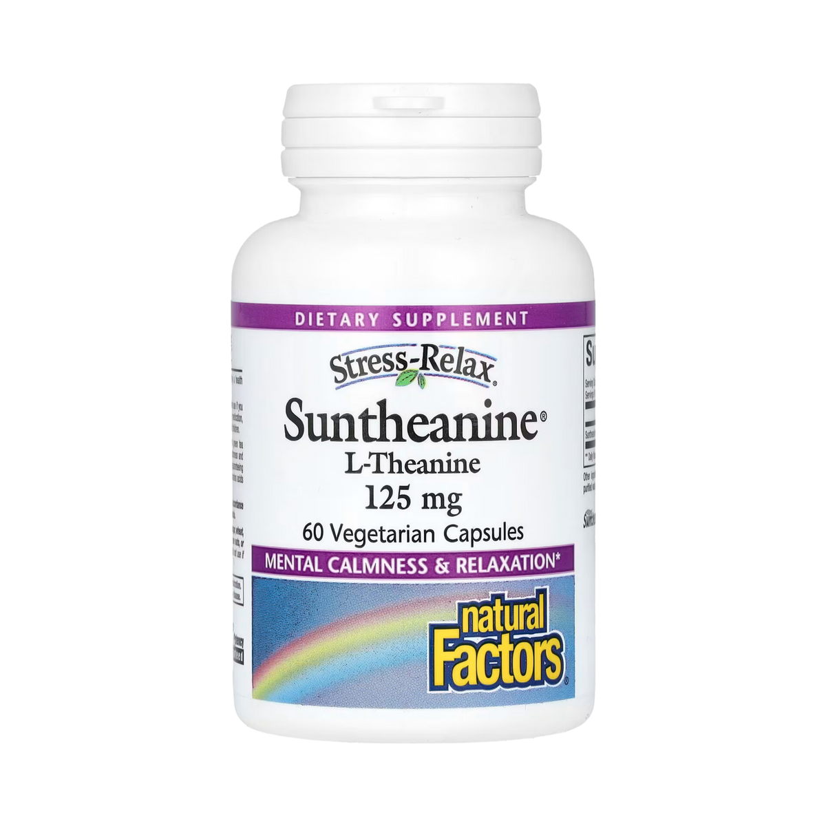 Natural Factors, Stress-Relax, Suntheanine, L-Theanine, 250 Mg, 60 Vegetarian Capsules
