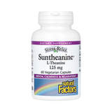 Natural Factors, Stress-Relax, Suntheanine, L-Theanine, 250 Mg, 60 Vegetarian Capsules