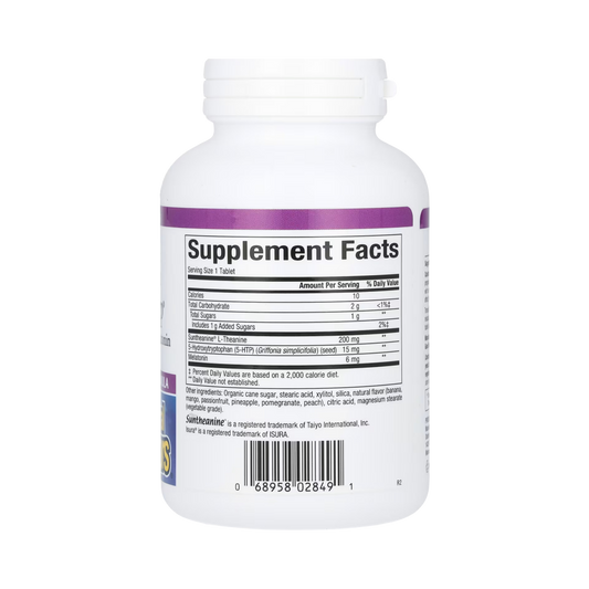 Natural Factors, Stress-Relax, Tranquil Sleep, Extra Strength, 60 Chewable Tablets