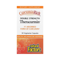 Natural Factors, Theracurmin, Double Strength, 30 Vegetarian Capsules