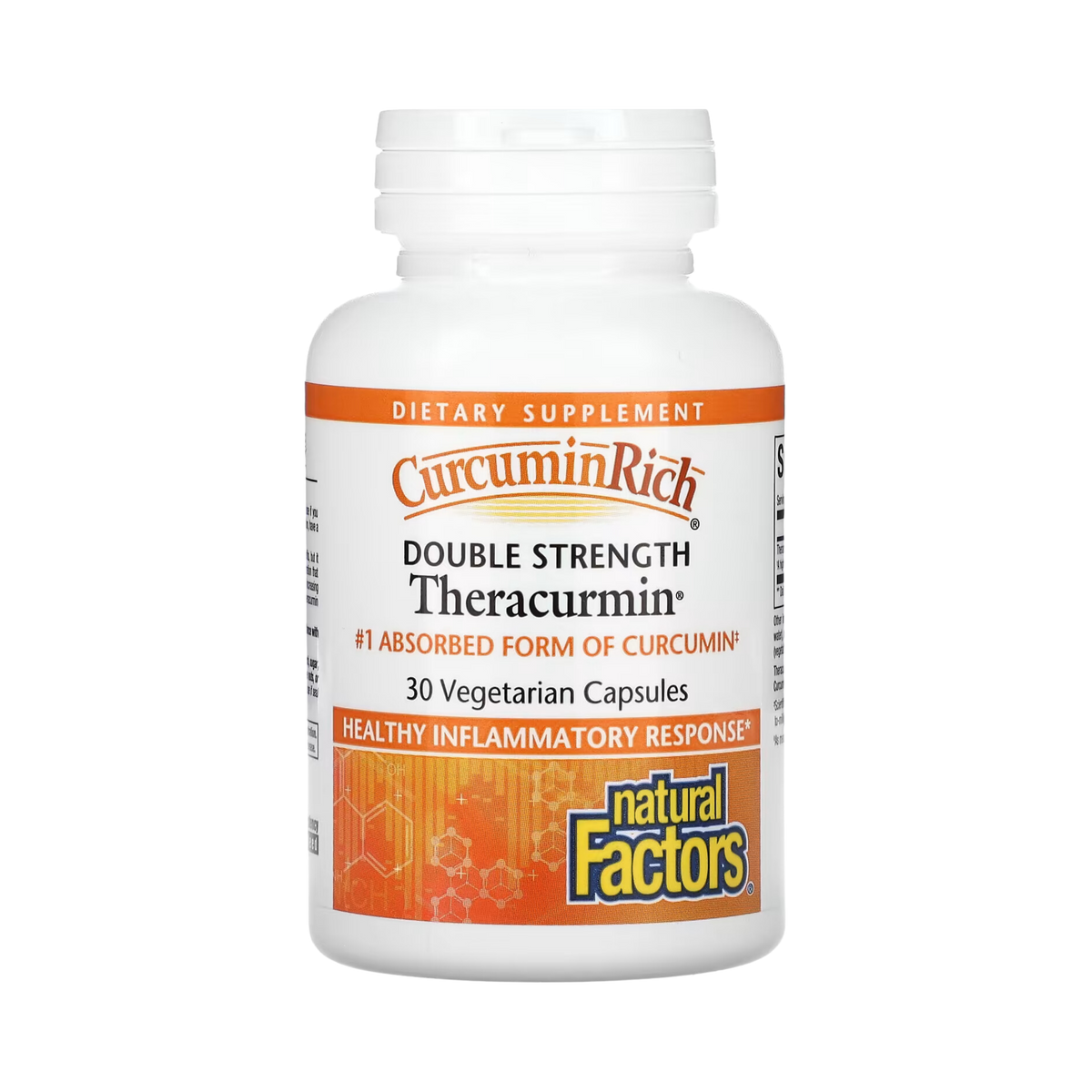 Natural Factors, Theracurmin, Double Strength, 30 Vegetarian Capsules