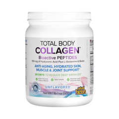 Natural Factors, Total Body Collagen, Bioactive Peptides, Unflavored, 1 lb 1 oz (500 g)