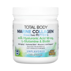 Natural Factors, Total Body Marine Collagen, Bioactive Peptides, Unflavored, 4.8 oz (135 g)
