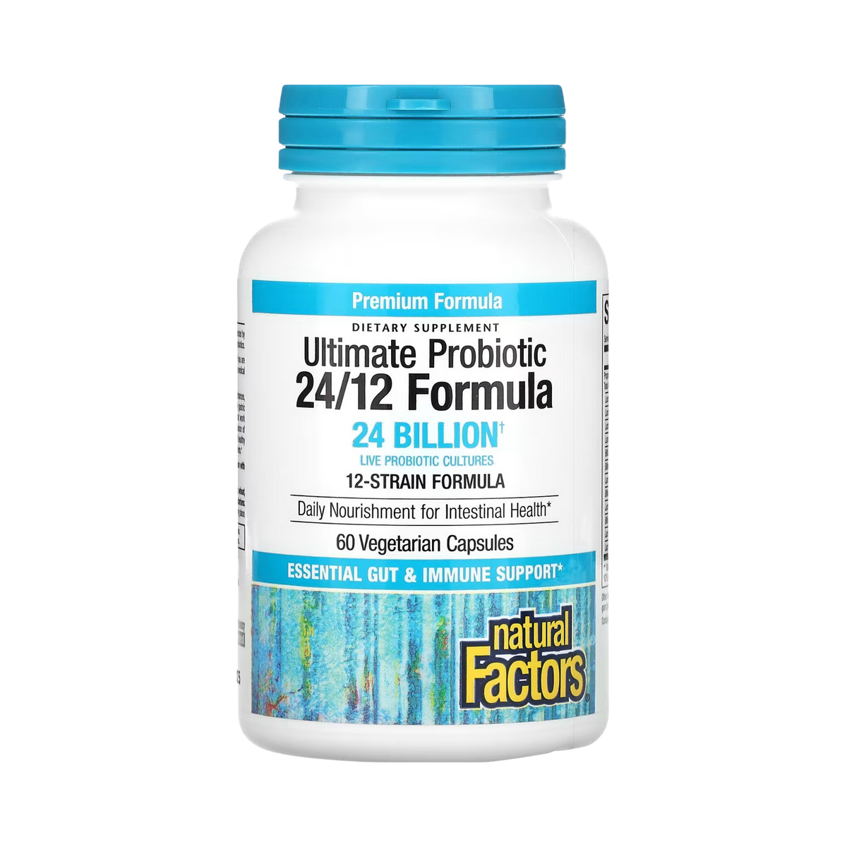 Natural Factors, Ultimate Probiotic, 24/12 Formula, 24 Billion, 60 Vegetarian Capsules