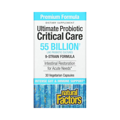 Natural Factors, Ultimate Probiotic, Critical Care, 55 Billion, 30 Vegetarian Capsules