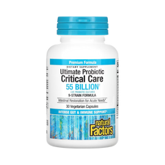 Natural Factors, Ultimate Probiotic, Critical Care, 55 Billion, 30 Vegetarian Capsules
