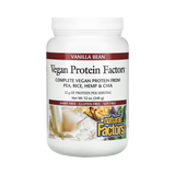 Natural Factors, Vegan Protein Factors, Vanilla Bean, 12 Oz