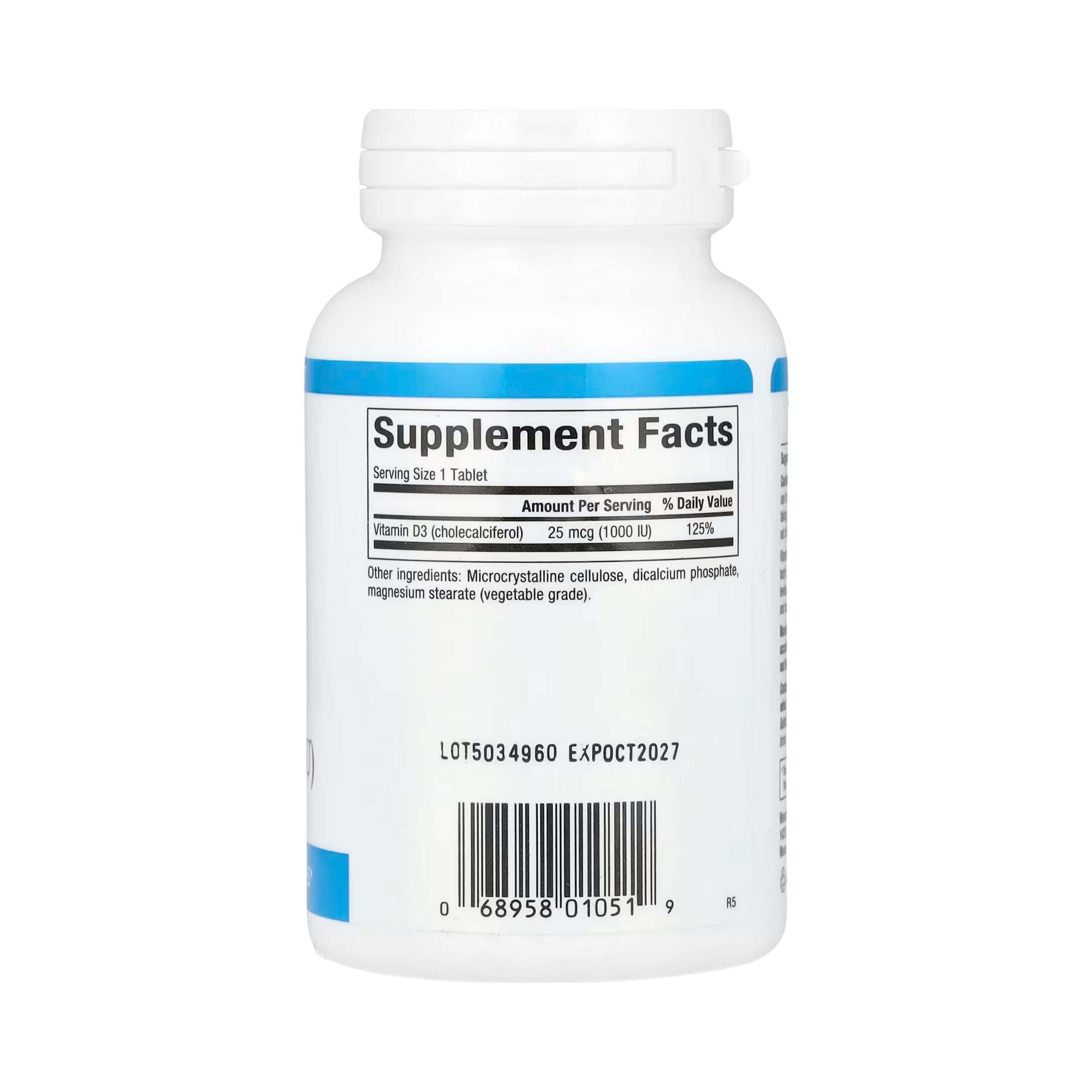 Natural Factors, Vitamin D3, 25 mcg (1,000 IU), 180 Tablets