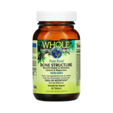 Natural Factors, Whole Earth & Sea, Bone Structure Multivitamin & Mineral, Calcium & Magnesium, 60 Tablets