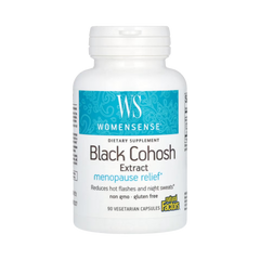 Natural Factors, WomenSense, Black Cohosh Extract, Menopause Relief, 90 Vegetarian Capsules