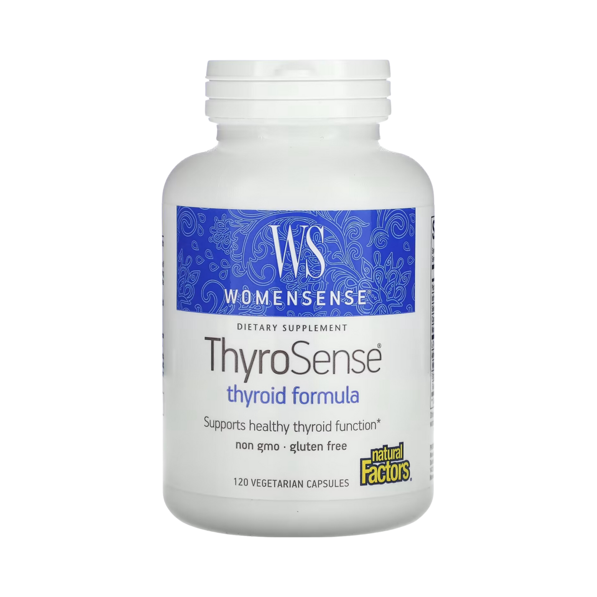 Natural Factors, WomenSense, ThyroSense, Thyroid Formula, 120 Vegetarian Capsules