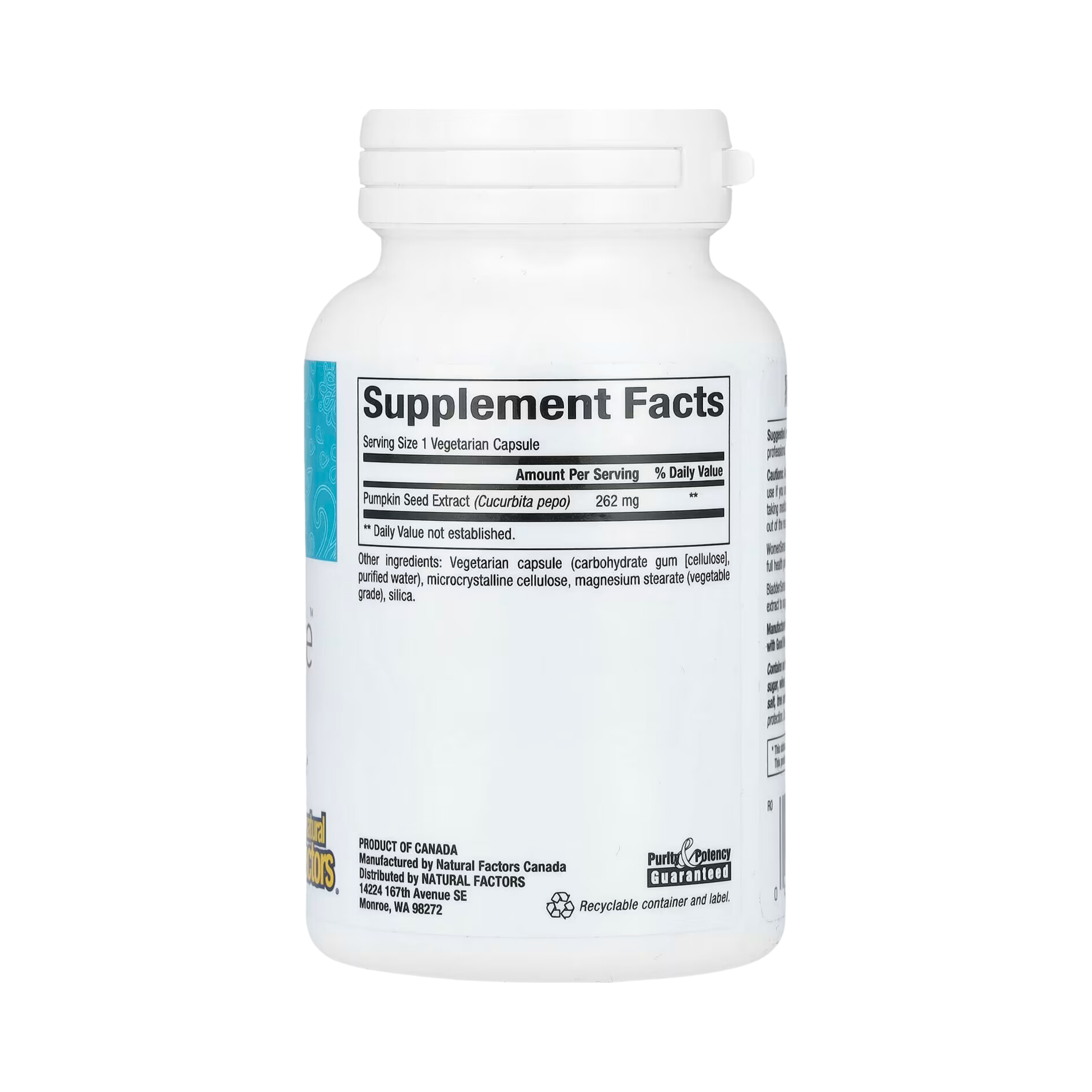 Natural Factors, Womensense, BladderSense, 90 Vegetarian Capsules