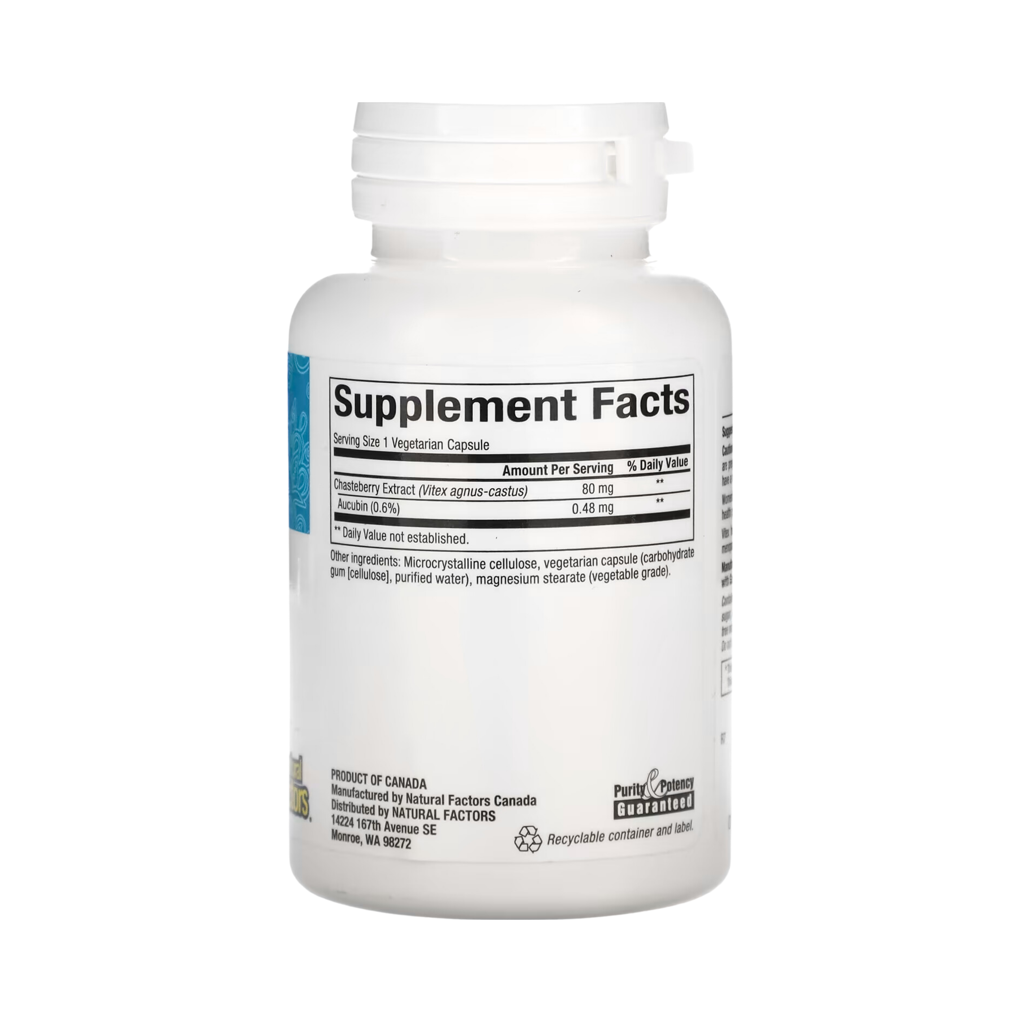 Natural Factors, Womensense, Vitex Chasteberry Extract, 90 Vegetarian Capsules