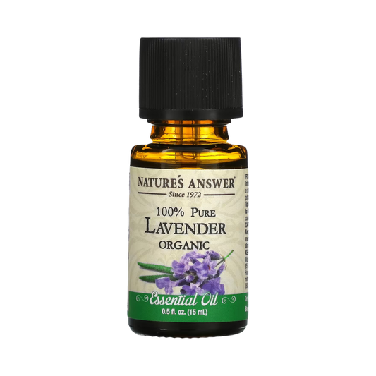 Nature's Answer - Organic Essential Oil, Lavender, 0.5 OZ
