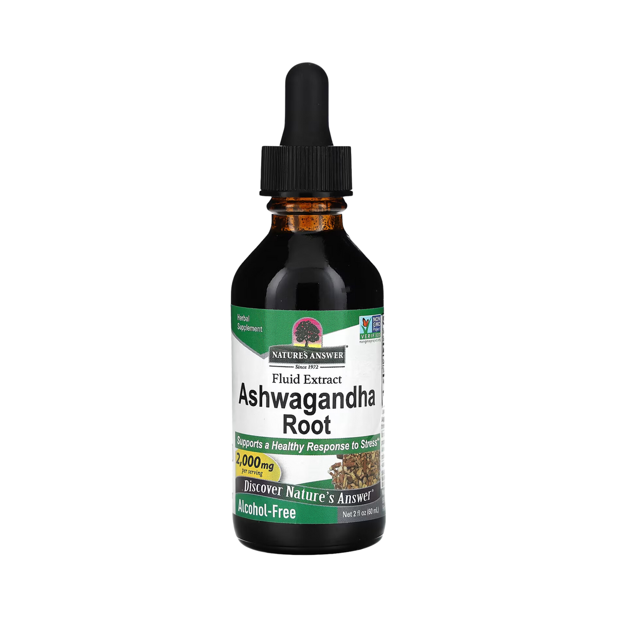 Nature’s Answer -  Ashwaganda Alcohol Free, 2 Oz