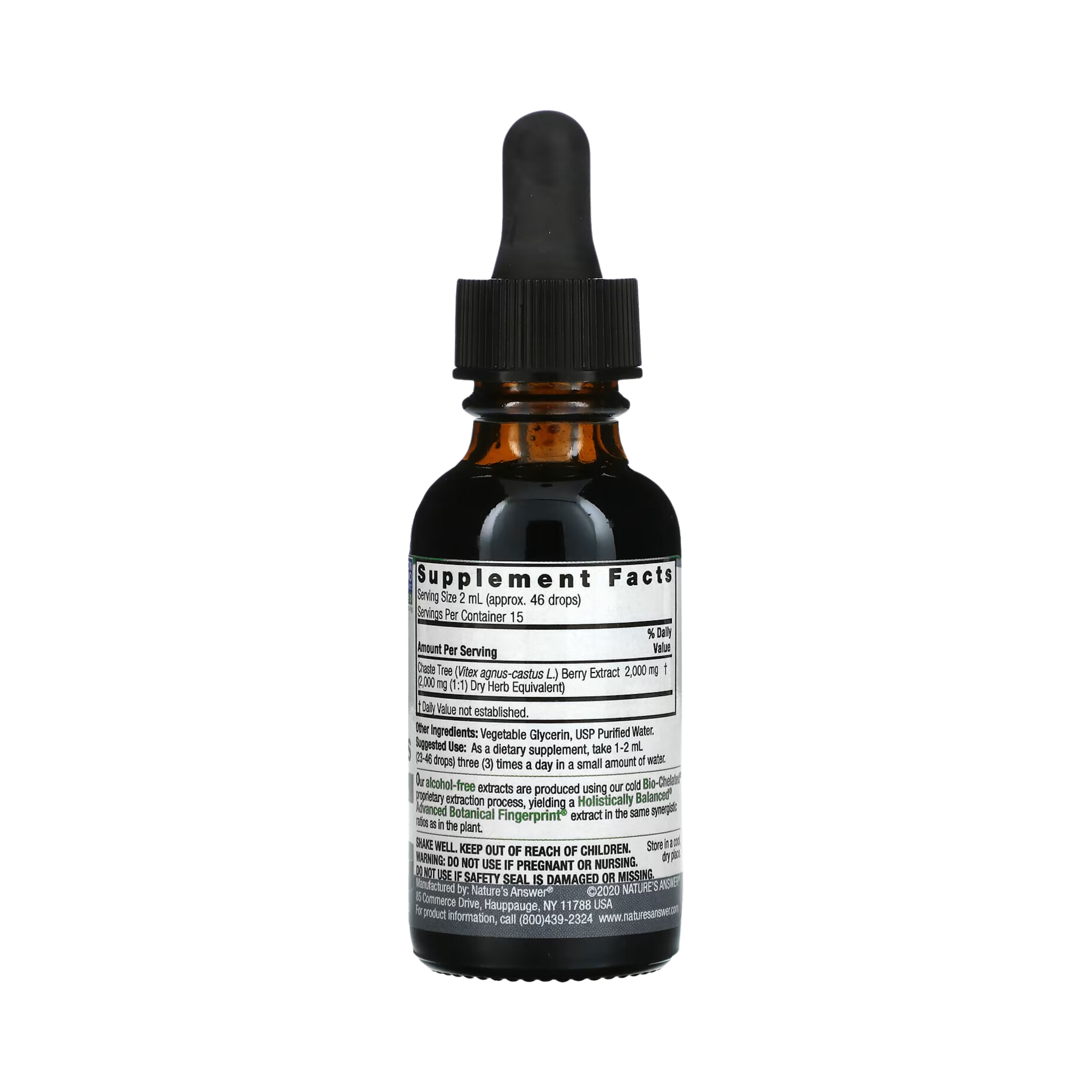 Nature’s Answer - Chaste Berry,Vitex Agnus Castus Extract, 1 Oz