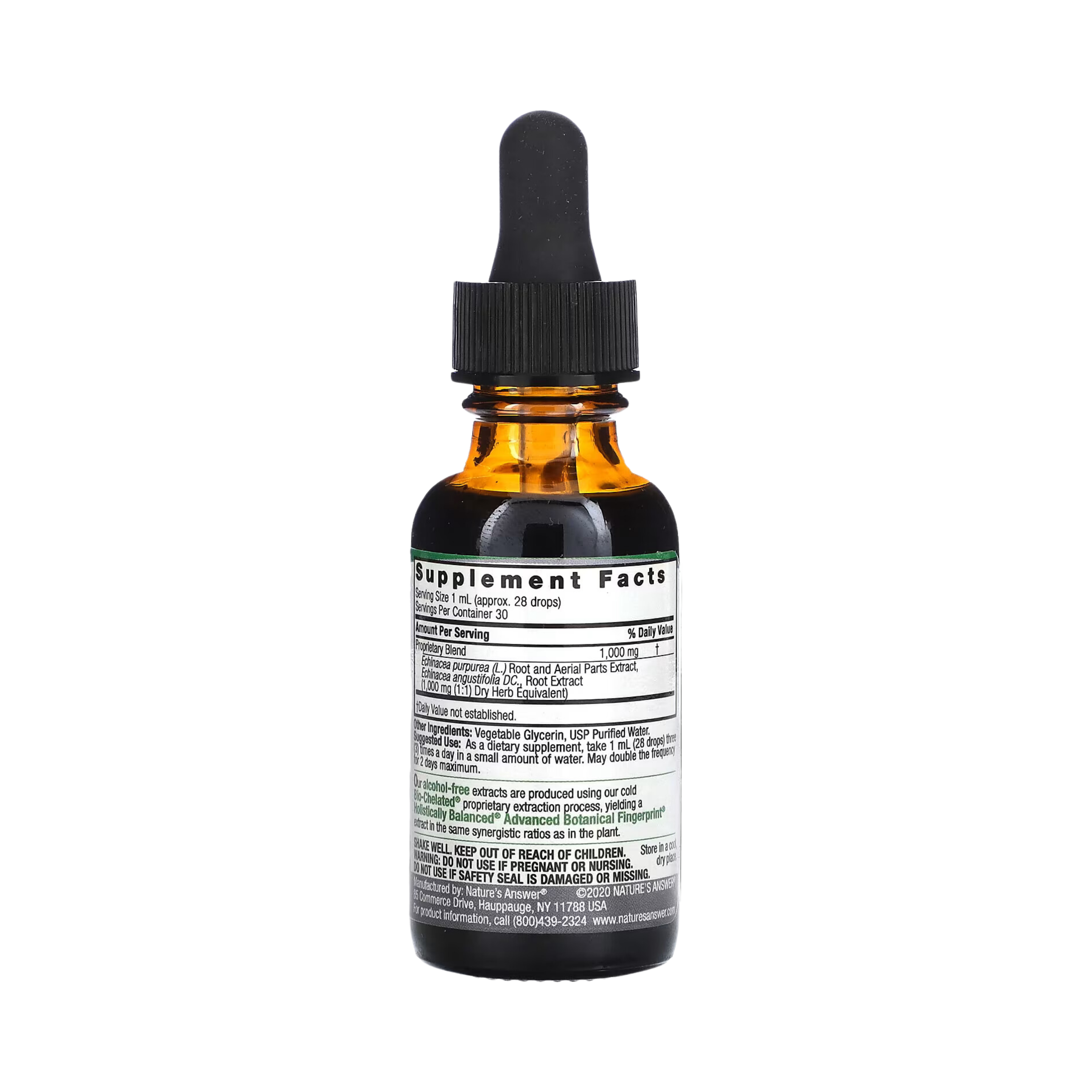 Nature's Answer - ECHINACEA 1OZ, ALCOHOL FREE