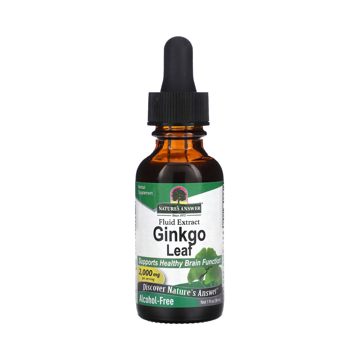 Nature’s Answer - Ginkgo Alcohol Free Extract, 1 Oz