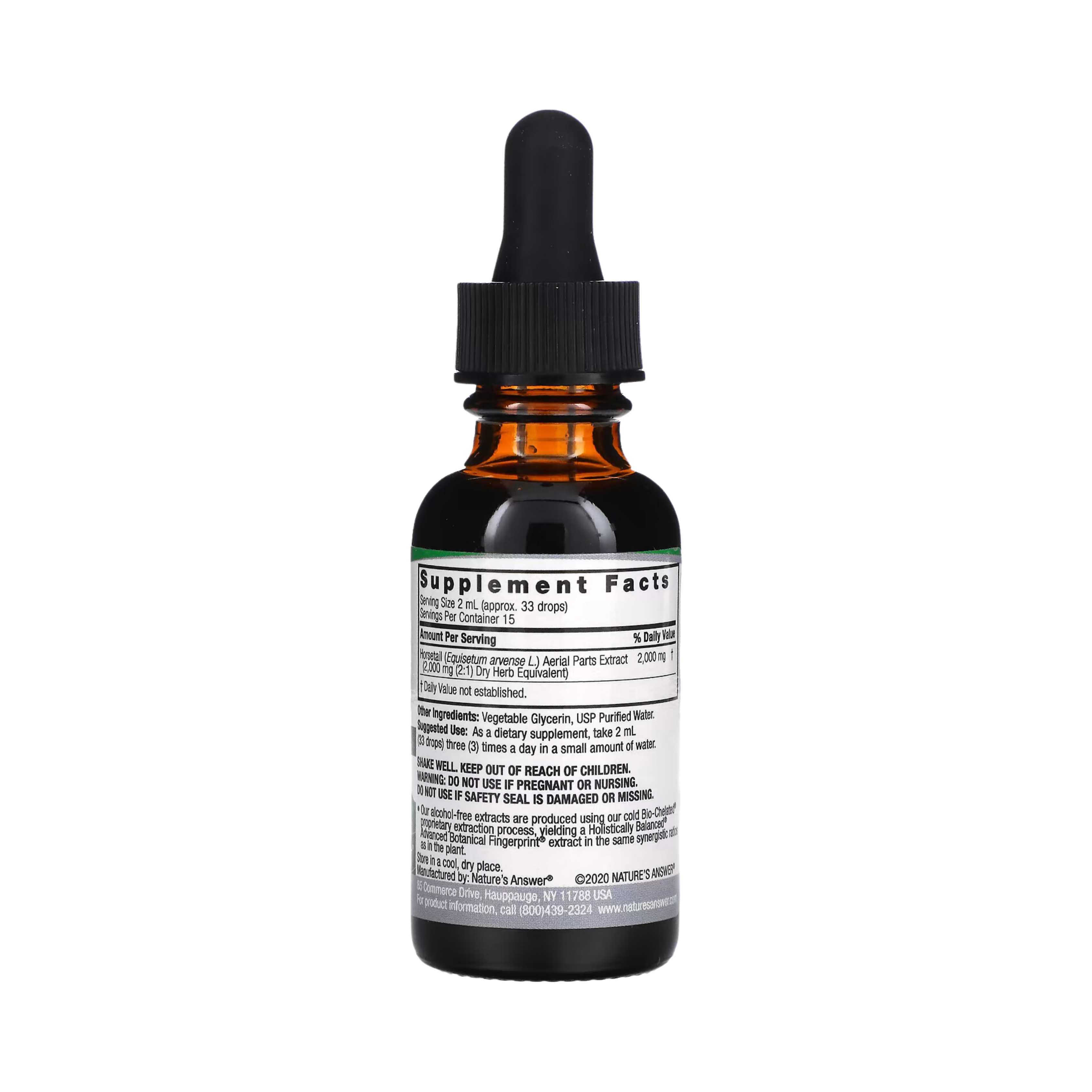 Nature’s Answer - Horsetail Alcohol Free Extract, 1 Oz