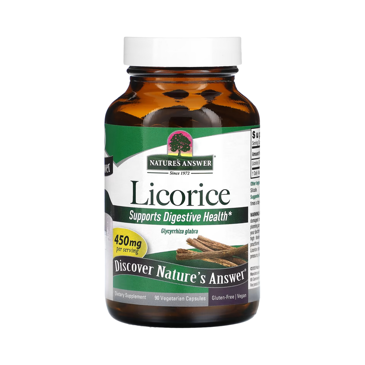 Nature’s Answer - Licorice Root, 90 Capsules