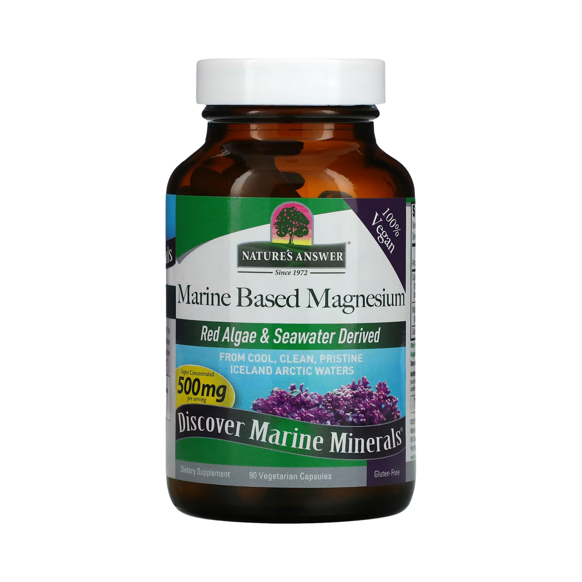 Nature's Answer - Marine Based Magnesium, 250 mg, 90 Vegetarian Capsules