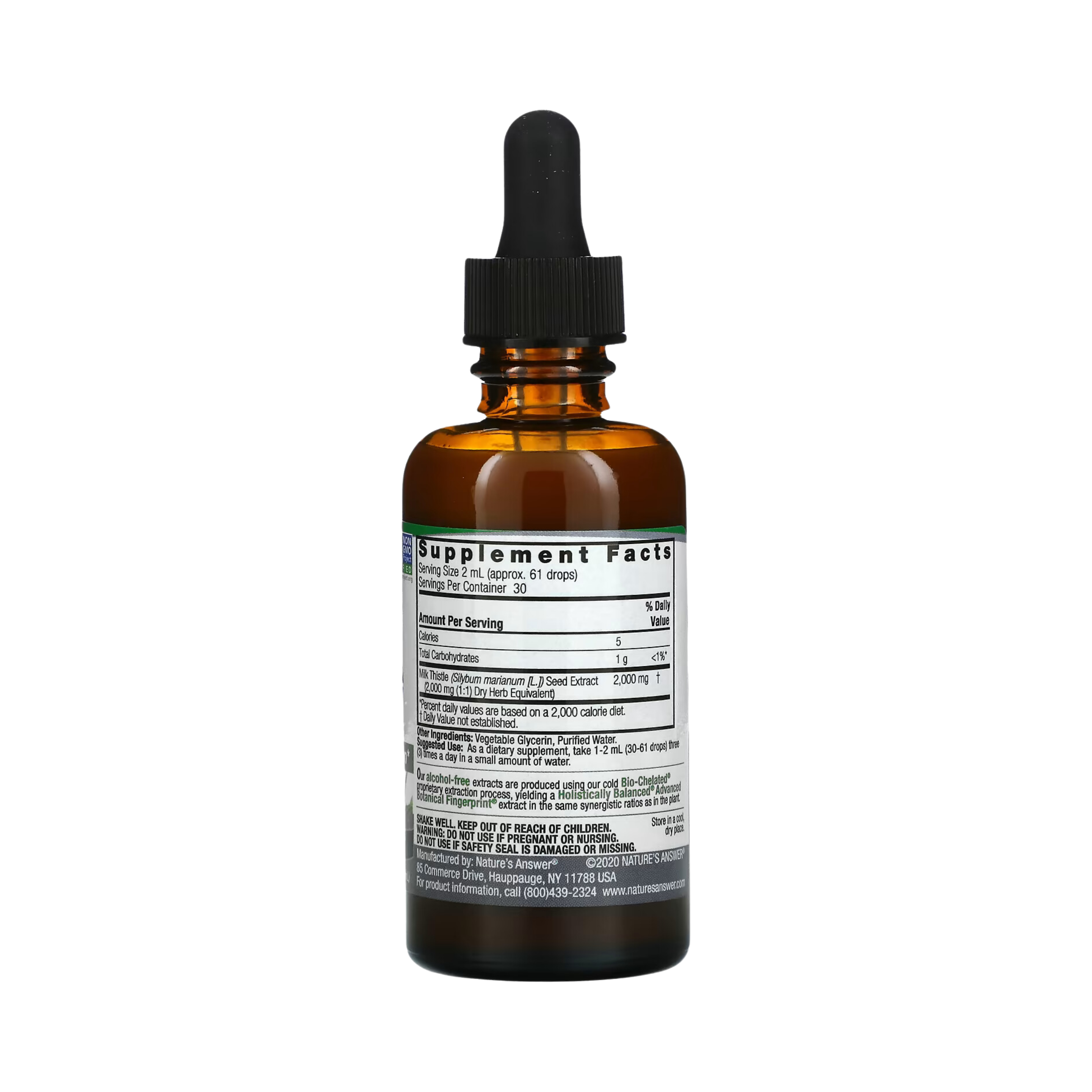 Nature's Answer - Milk Thistle Seed, 2 fl oz