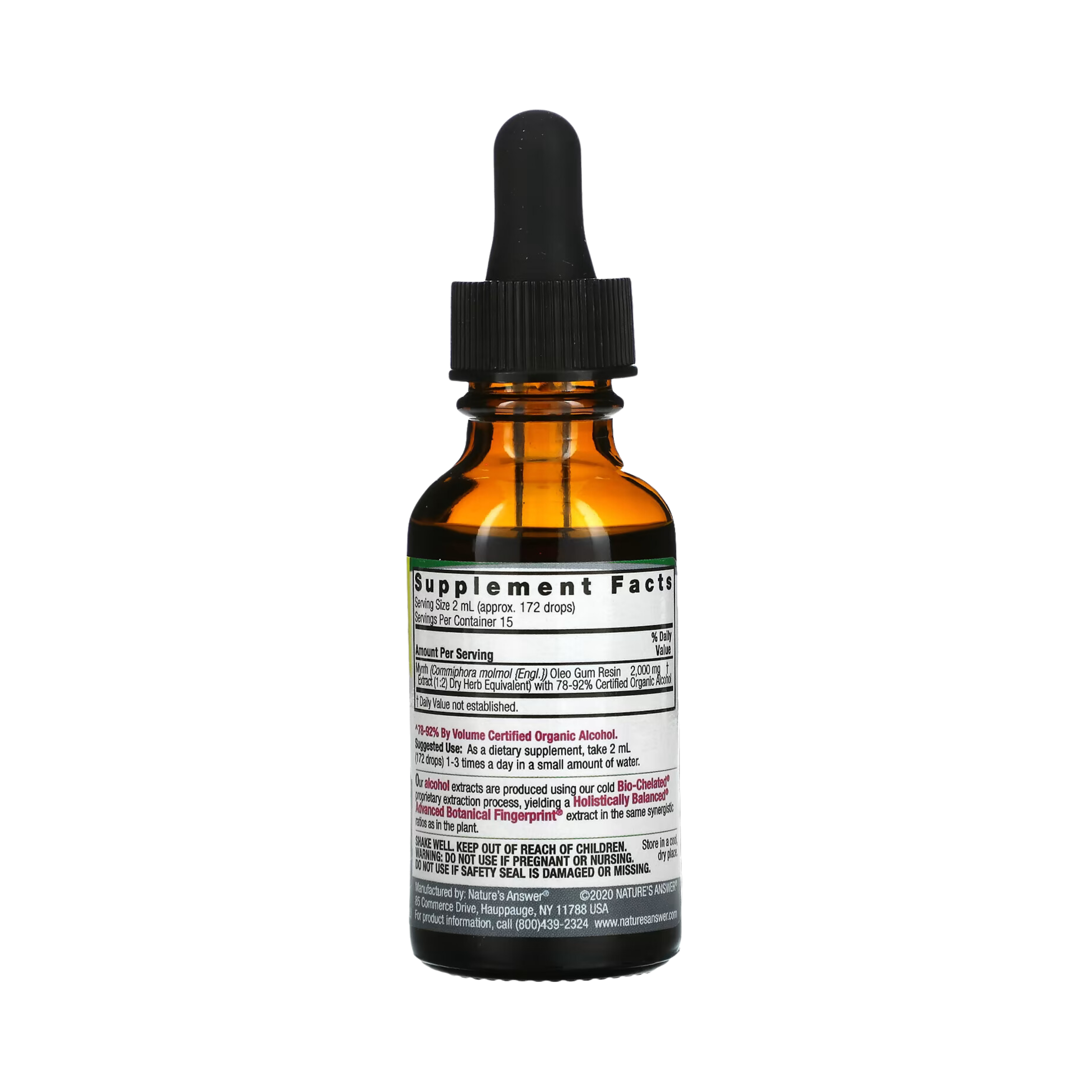Nature’s Answer, Myrrh Gum Extract, 1 Oz