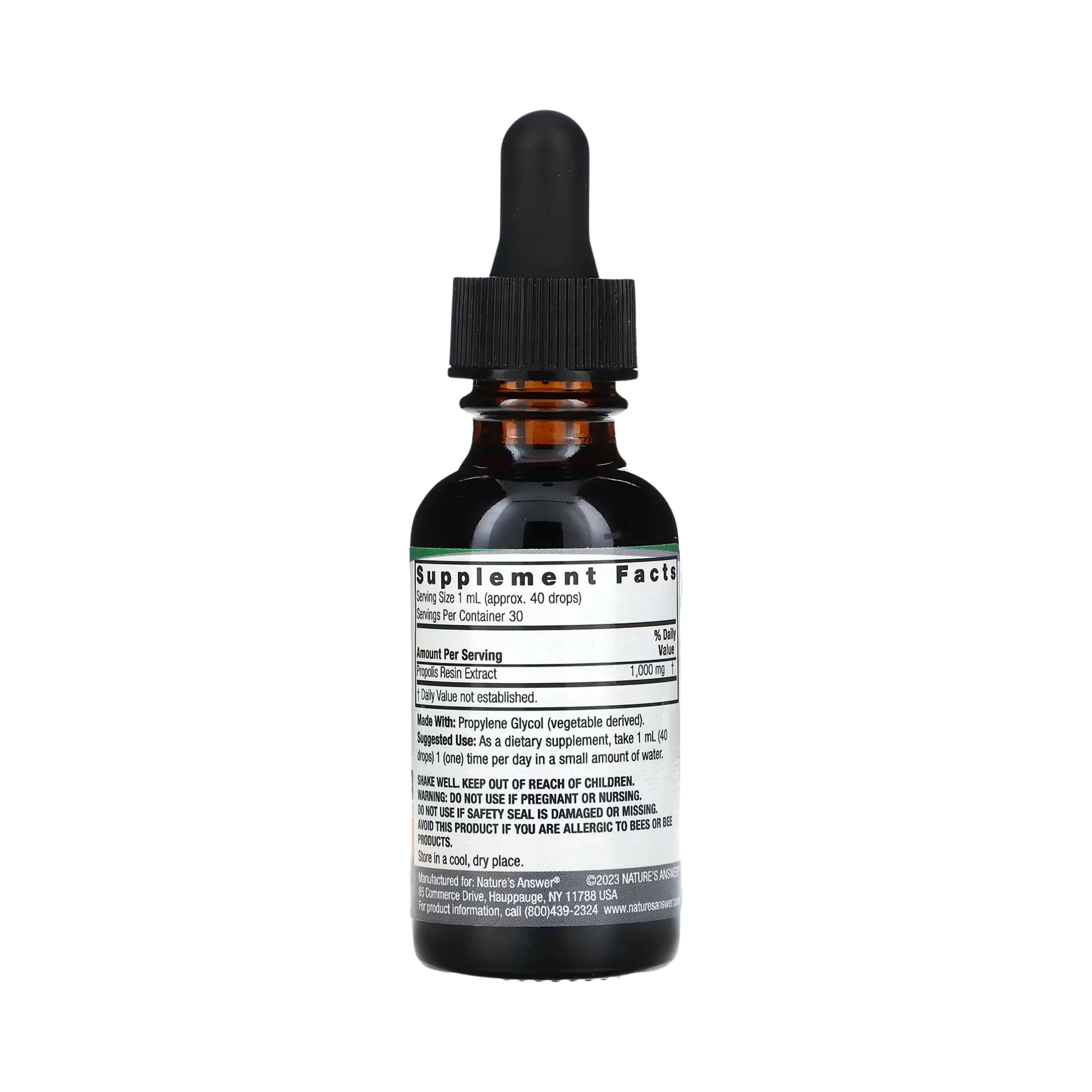 Nature's  Answer - PROPOLIS LIQUID EXTRACT 1OZ ALCOHOL-FREE