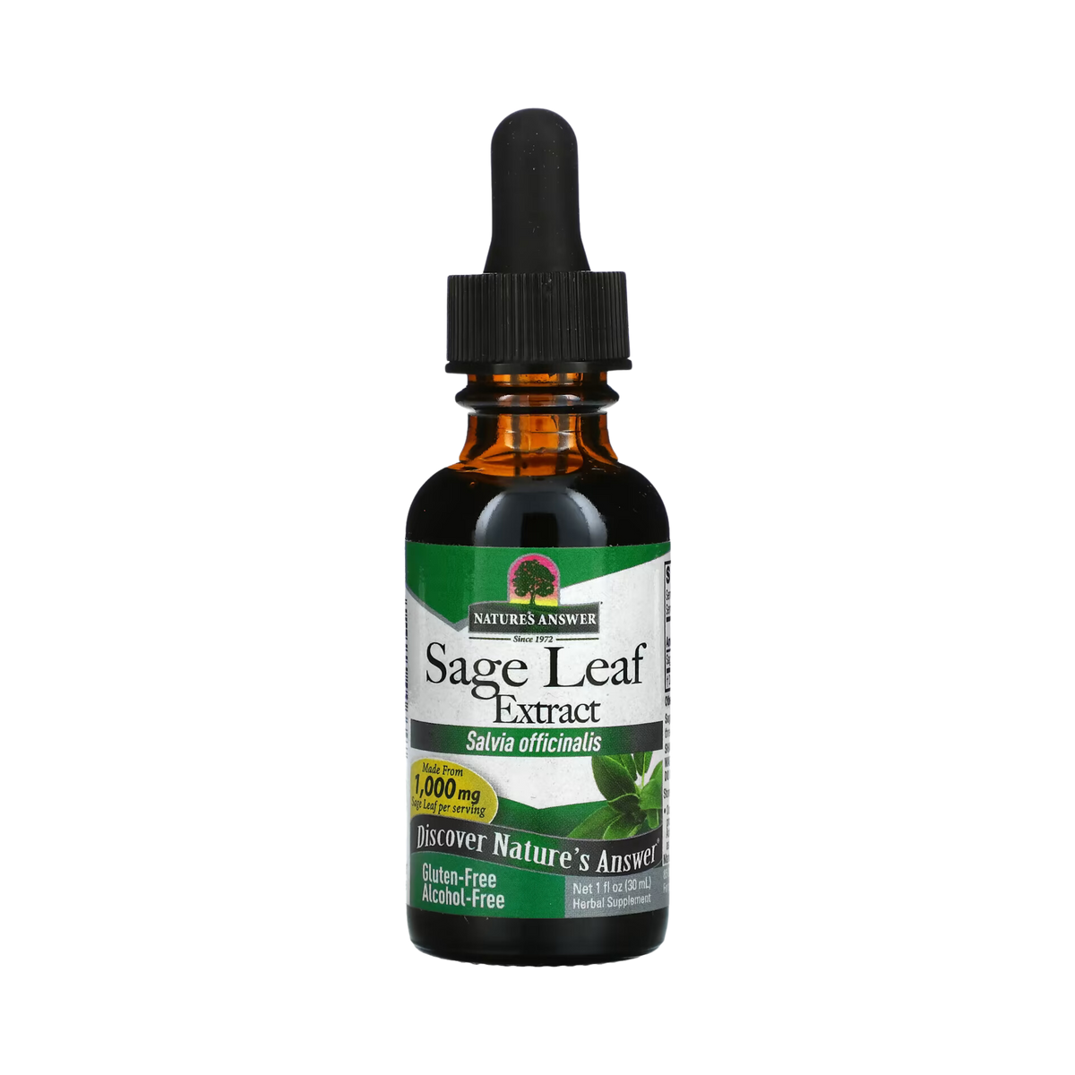 Nature’s Answer - Sage Leaf Extract, Alcohol Free 1 Oz