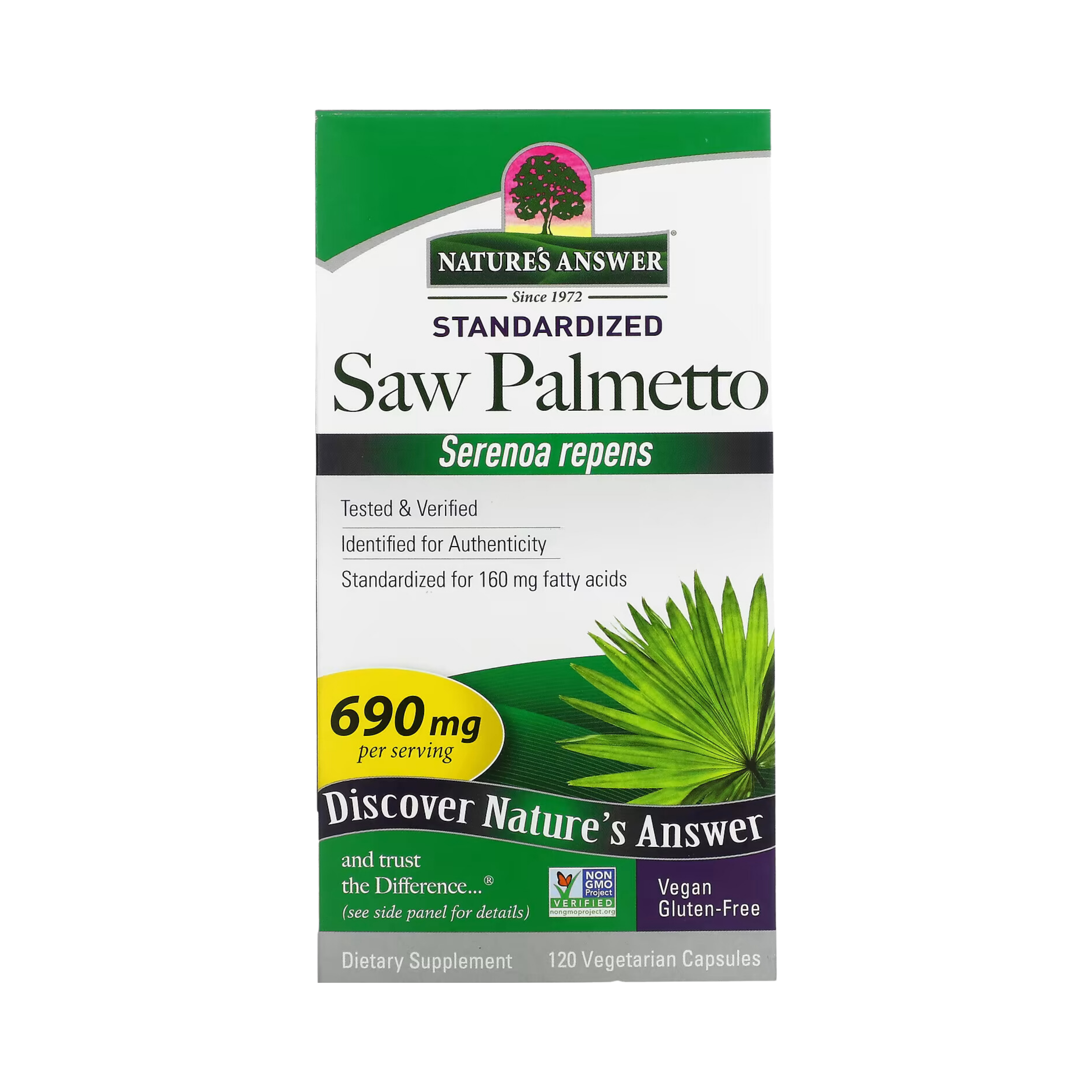 Nature’s Answer, Saw Palmetto Berry Extract, 120 Capsules