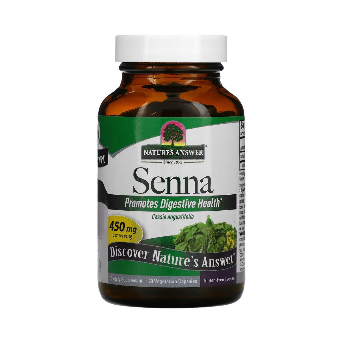 Nature’s Answer - Senna Leaf, 90 Capsules